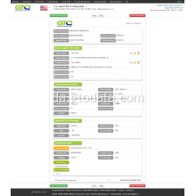 Syningsmaskine-USA Import tolddata